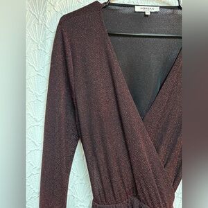 Morgan de Toi Size 44 (US 16) Open Back Dress